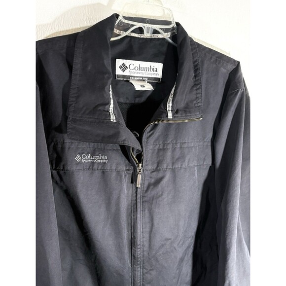 Columbia Other - Columbia Mens Black Lined Medium-Light Weight Jacket Size Large For Fall Winter